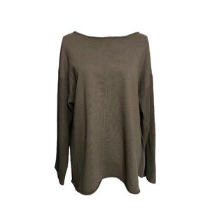 Knomadik by Daniel Patrick Mens Long Sleeve Top Size Xs Extra Small Brown Green